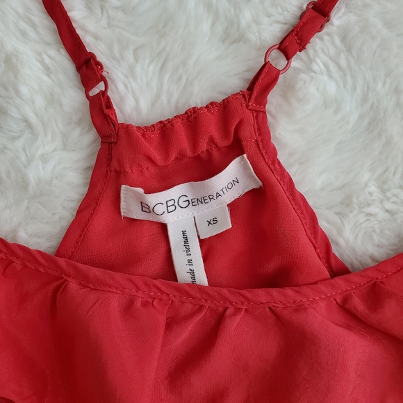 BCBGeneration Ruffled Cami Dress in Size XS - Picture 3 of 9